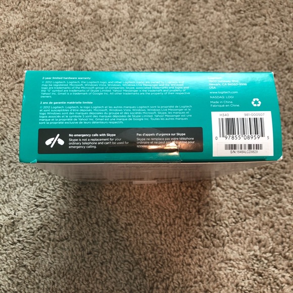 Logitech h340 black USB headset - Picture 5 of 6